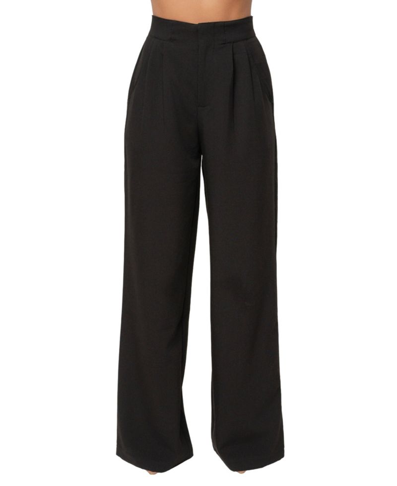 Women's Always Ready Tailored High-Waisted Wide-Leg Trouser, 32" Inseam