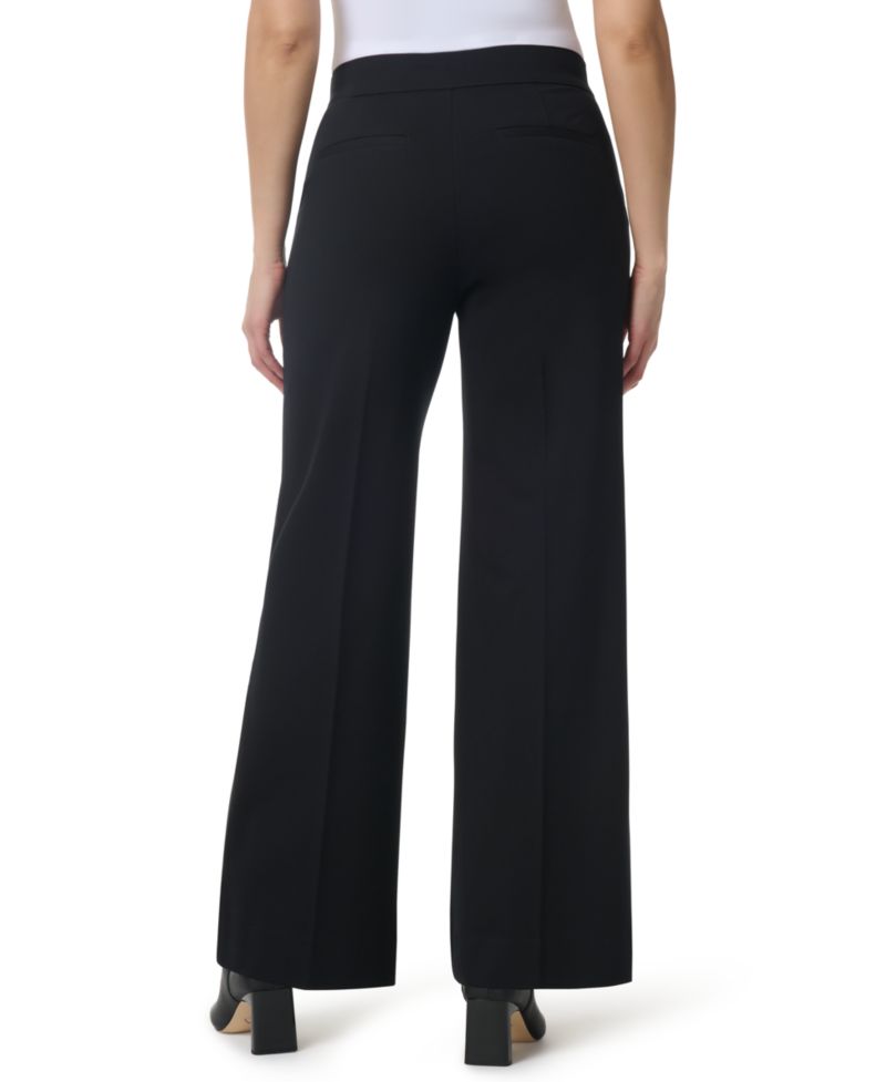 Women's High-Rise Wide-Leg Pull-On Trousers