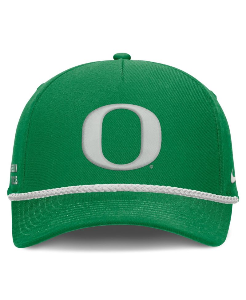 Men's and Women's Green Oregon Ducks Rope Rise Adjustable Hat