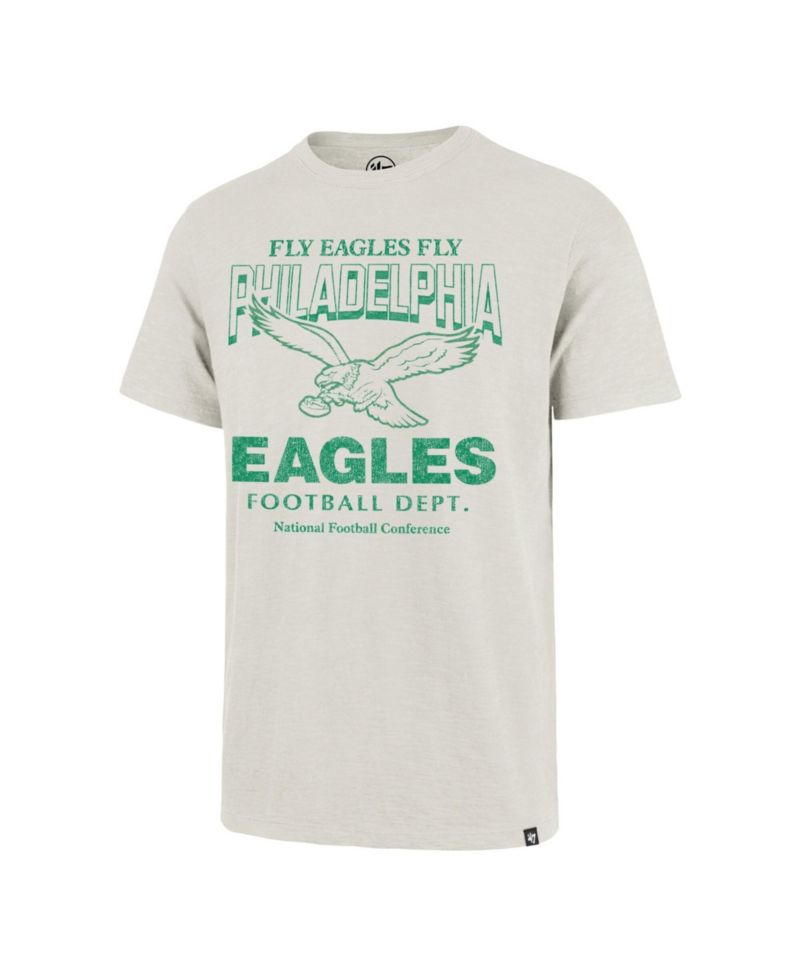 Men's Natural Philadelphia Eagles Head On Scrum T-Shirt