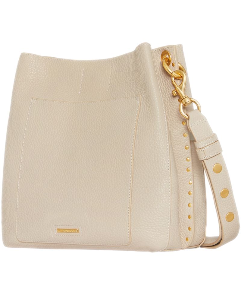 Darren Small Leather Turnlock Shoulder Bag