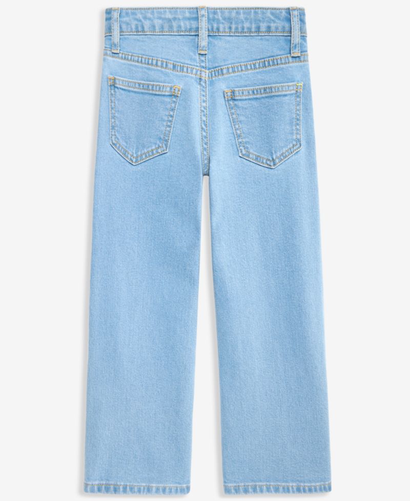 Girls' 5-20 Wide-Leg Jeans