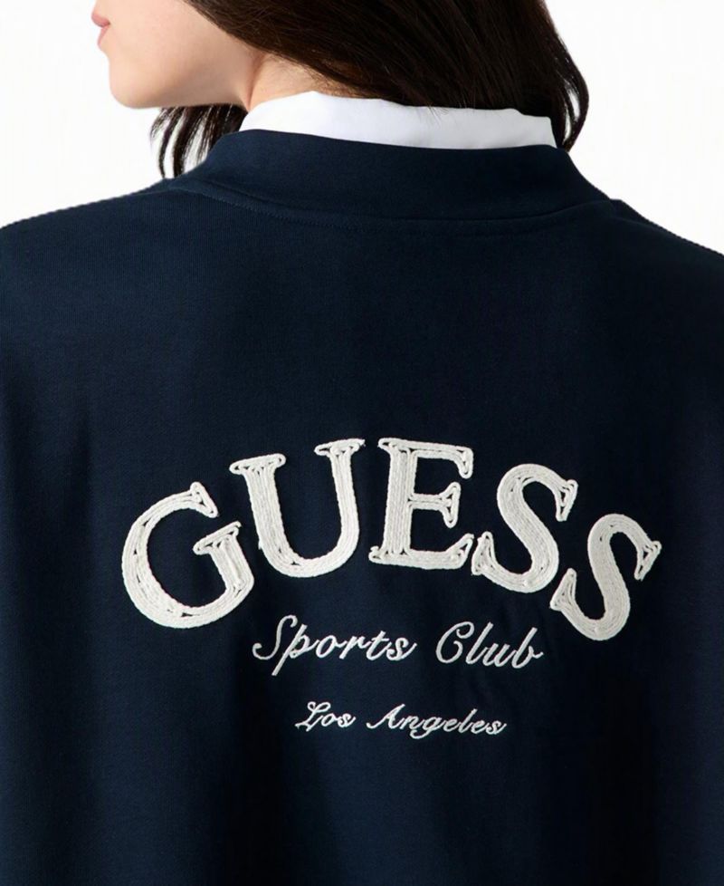 Women's Phoebe Oversized Embroidered Logo Cotton-Blend Cardigan Sweater