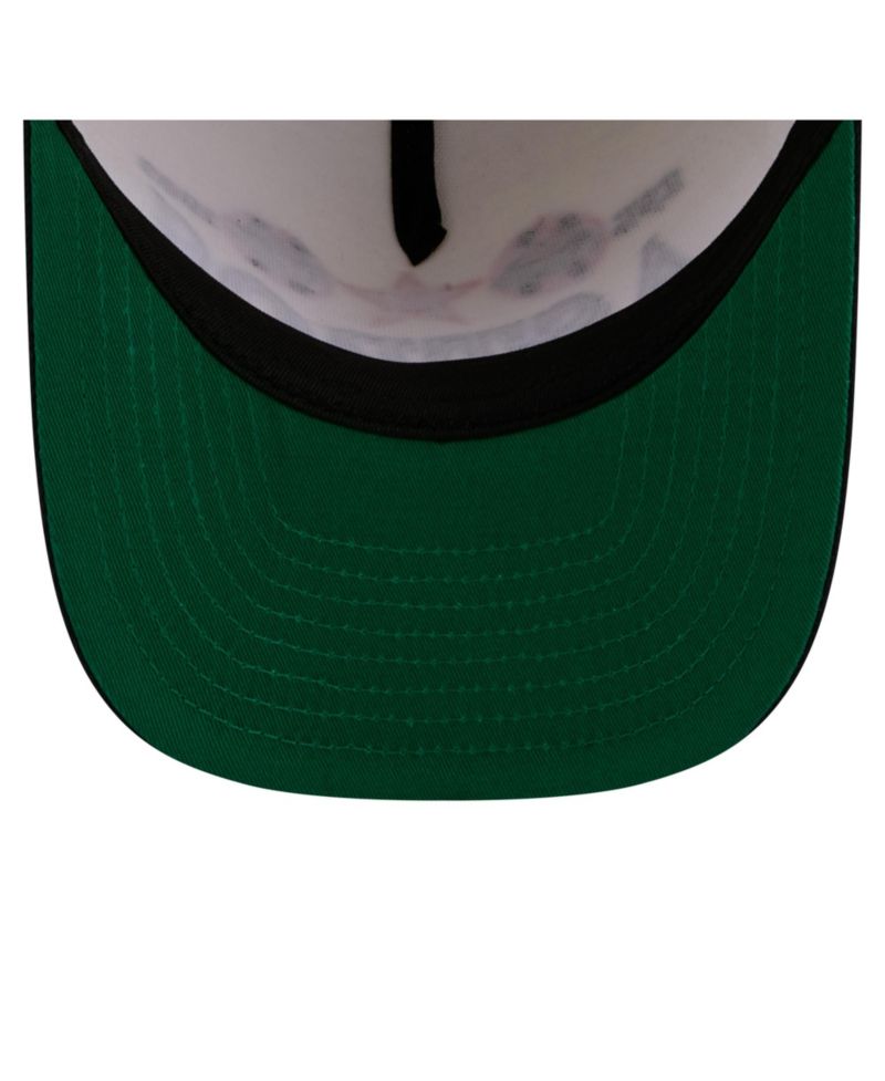 Men's Cream Houston Astros Throwback Tri-Hit A-Frame 9FIFTY Adjustable Hat