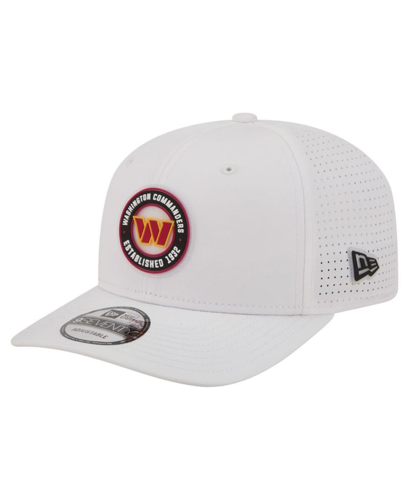 Men's White Washington Commanders COOLERA 9SEVENTY Adjustable Hat