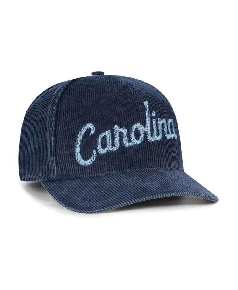 Men's Navy North Carolina Tar Heels Reclaim Snow Wash Corduroy Hitch Adjustable Hat