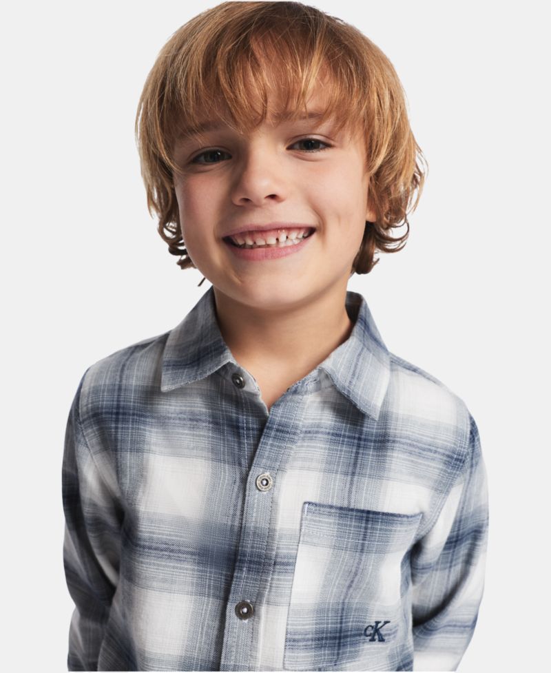 Boys' 2T-7 Long-Sleeve Shirt and Pants, 2-Piece Set