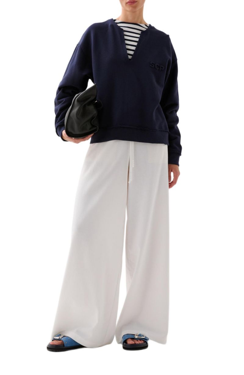 Women's V Embossed Sweater