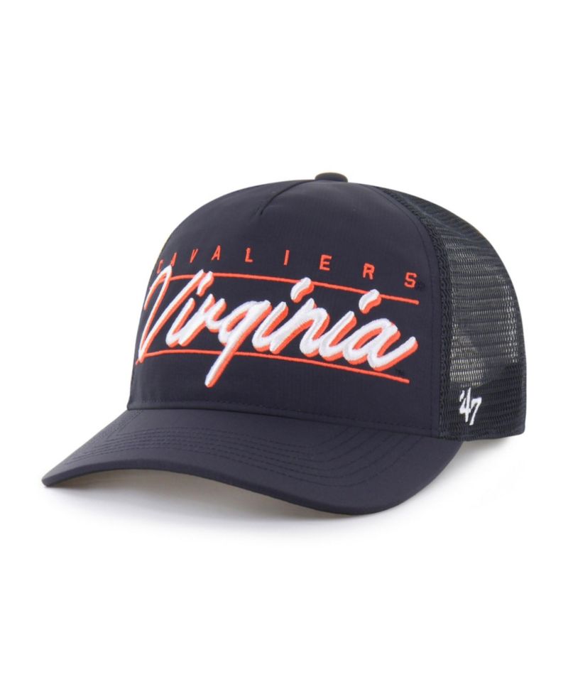 Men's and Women's '47 Navy Virginia Cavaliers brrr&deg; Condor Mesh Hitch Adjustable Hat