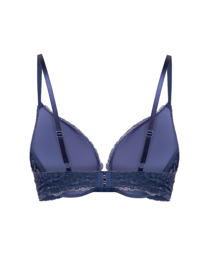 Hunkemoller Women's Marine Padded Underwired Push-Up Bra