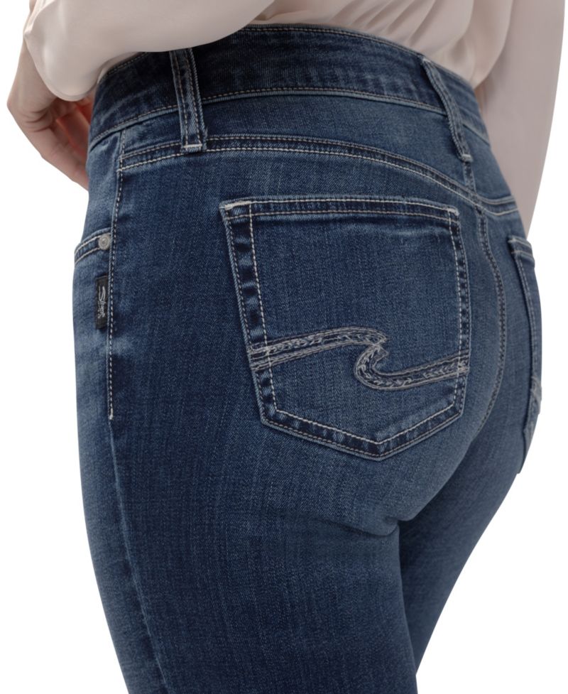 Women's Suki Straight-Leg Mid-Rise Jeans