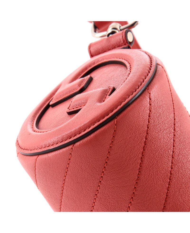 Mini Blondie Shoulder Bag Diagonal Quilted Leather