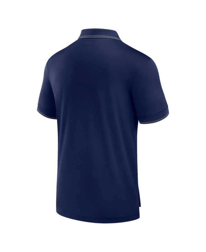 Men's Navy Boston Red Sox Pique Polo Shirt