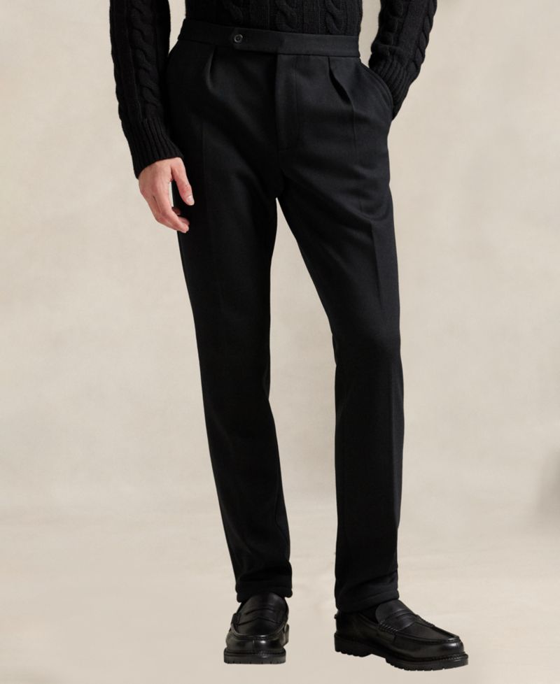 Men's Double-Knit Suit Trouser Pants