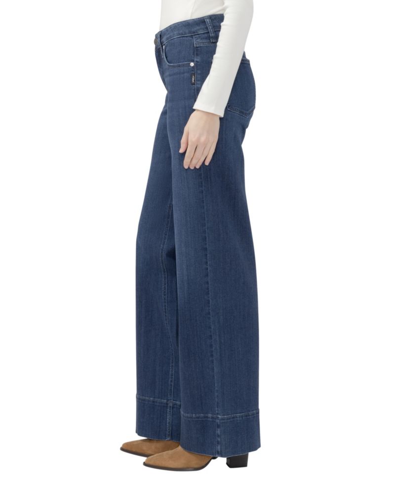 Women's Suki Mid-Rise Wide-Leg Jeans