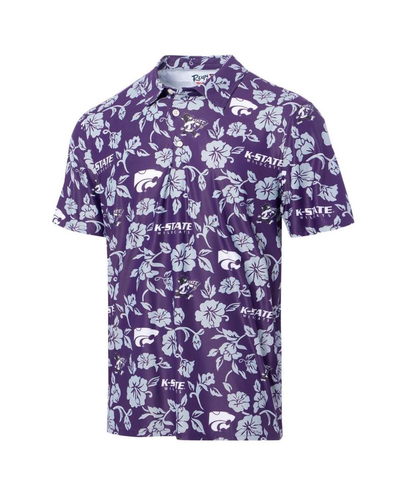 Men's Purple Kansas State Wildcats Performance Polo Shirt
