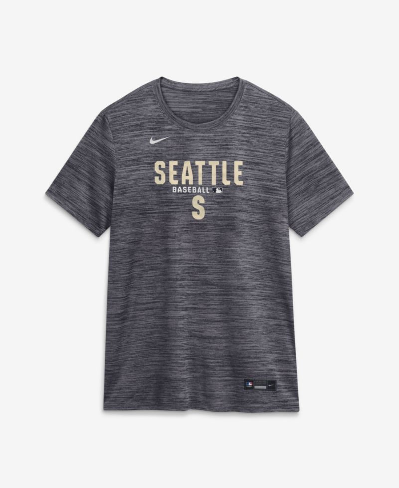 Women's Black Seattle Mariners Authentic Collection Alternate Logo Velocity Dri-FIT T-Shirt