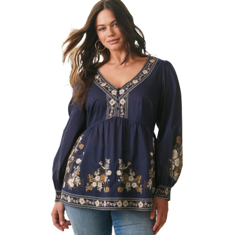 Women's Plus Size Ethereal Escape Top