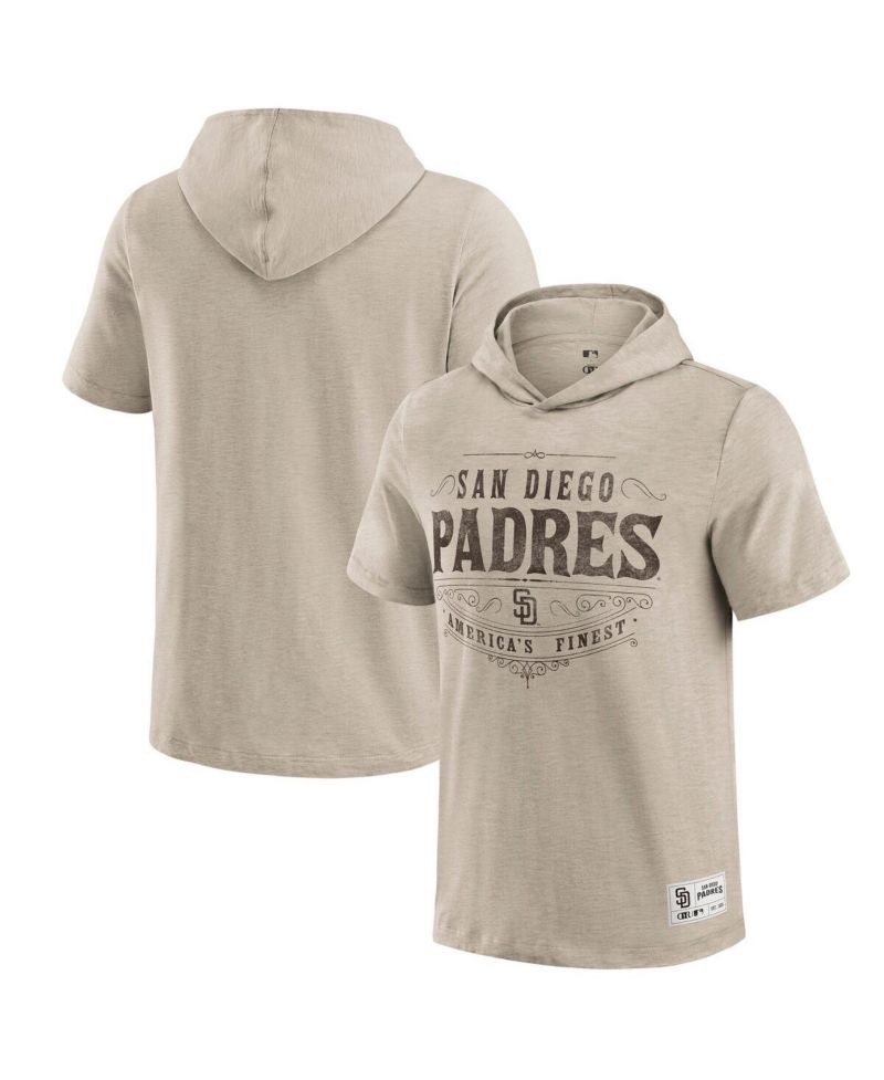 Darius Rucker Collection by Men's Tan San Diego Padres Hooded T-Shirt