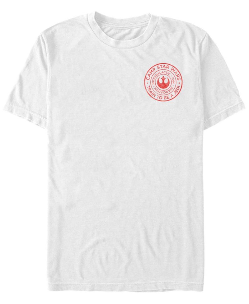 Star Wars Men's Train To Be A Jedi Camp Logo Short Sleeve T-Shirt