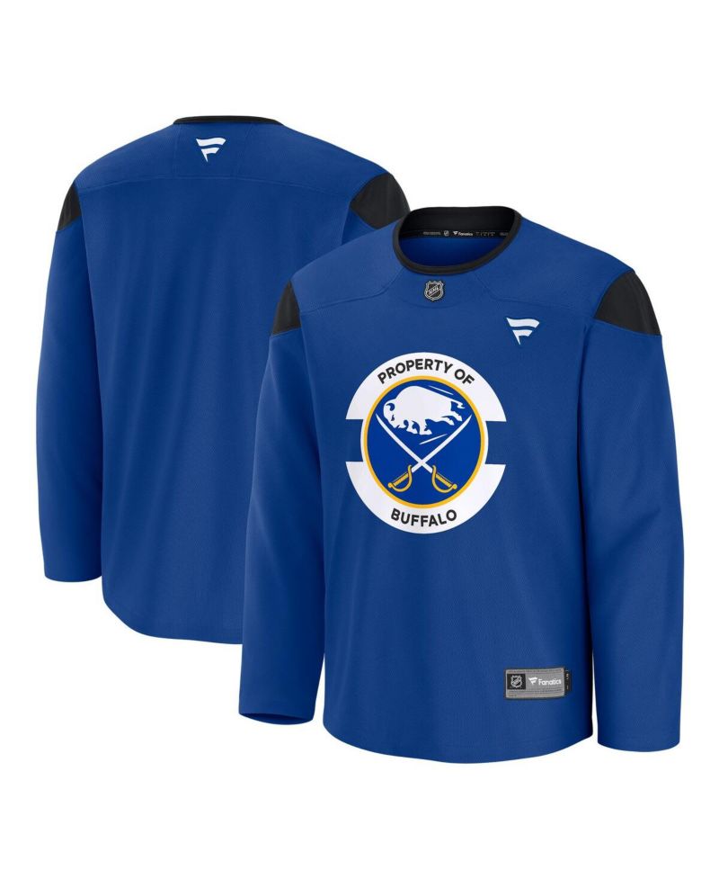 Men's Royal Buffalo Sabres Home Practice Jersey