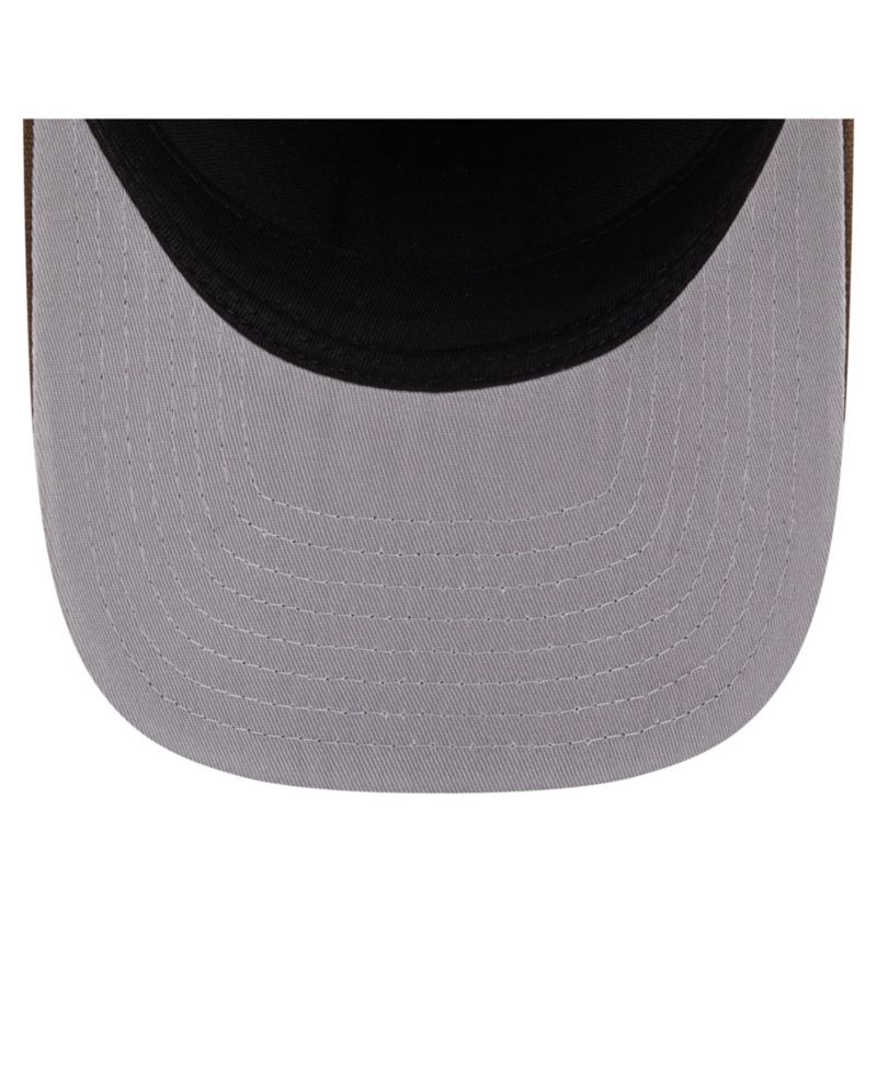 Men's Brown/Natural San Diego Padres Grained 9FIFTY A-Frame Trucker Adjustable Hat