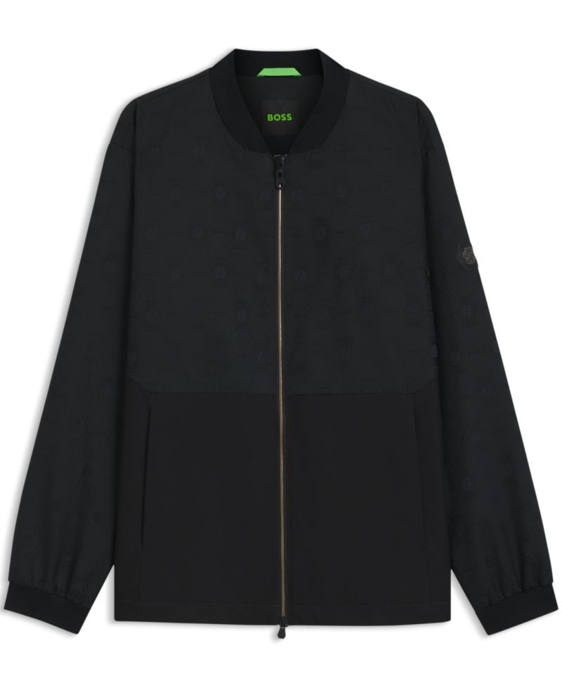 Men's Monogram Jacquard Bomber Jacket