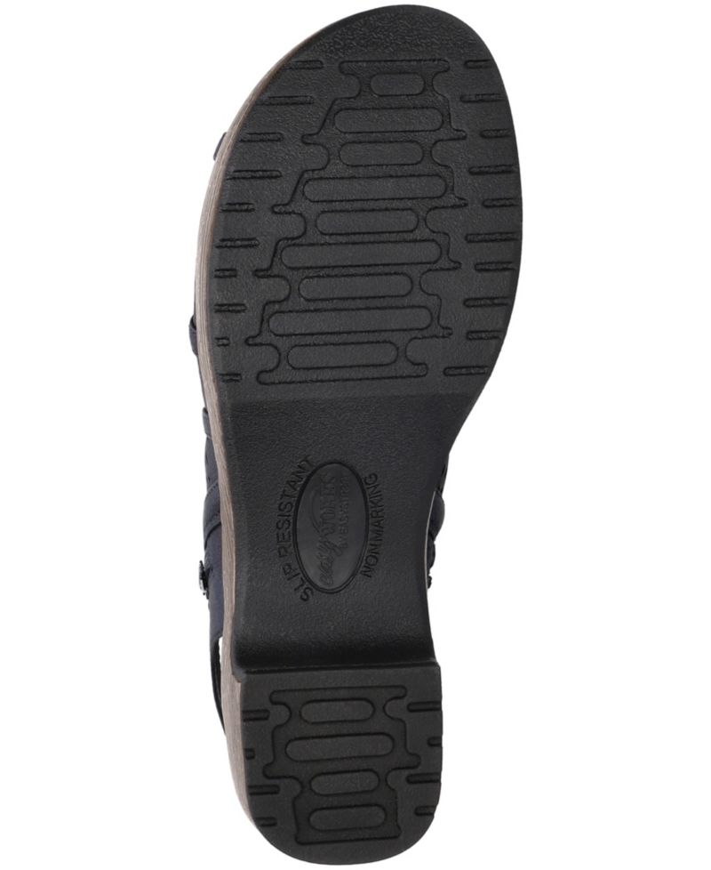 Easy Street Women's Evan Open Toe Platform Sandals
