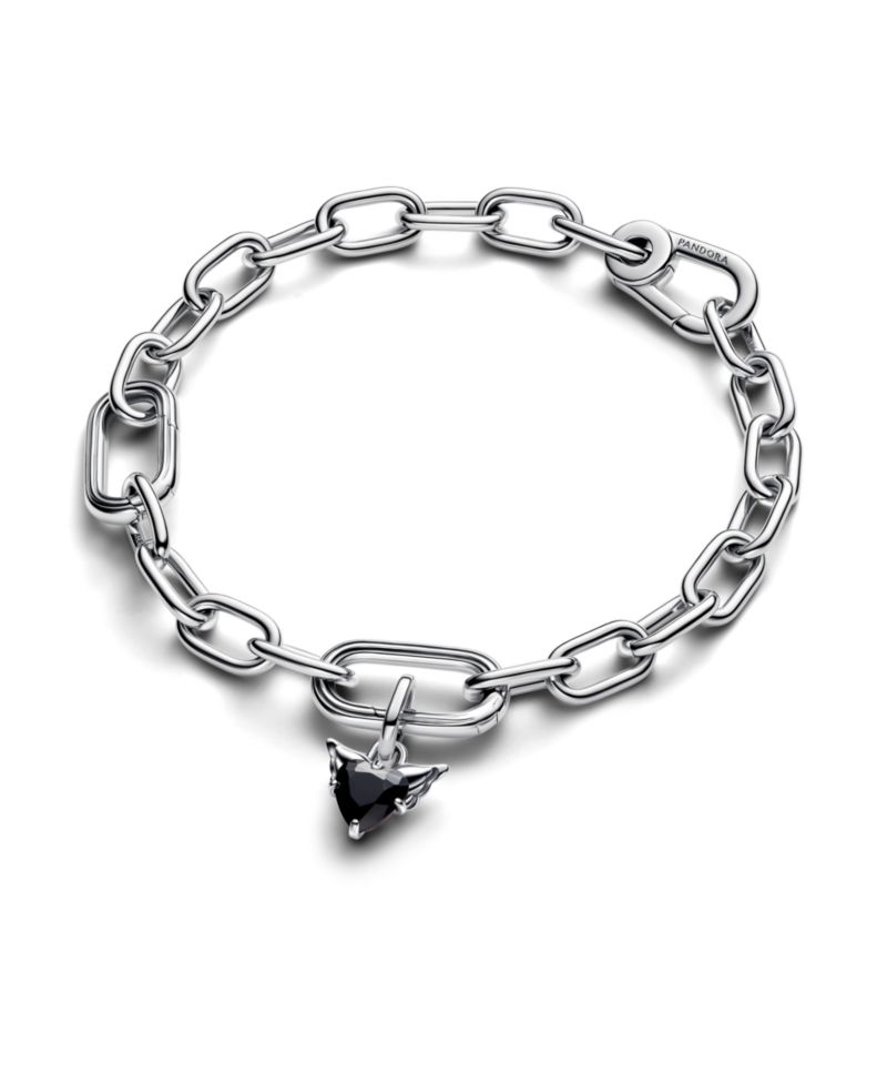 Sterling Silver Winged Heart Mini Dangle Charms