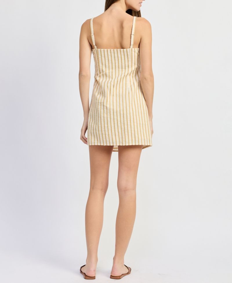 Women's Sleeveless Crewneck Bodycon Mini Dress