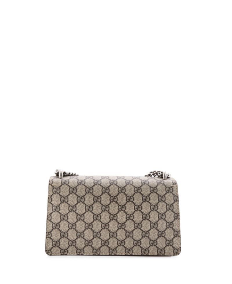 Small Dionysus Bag GG Coated Canvas with Crystal Embellished Metal