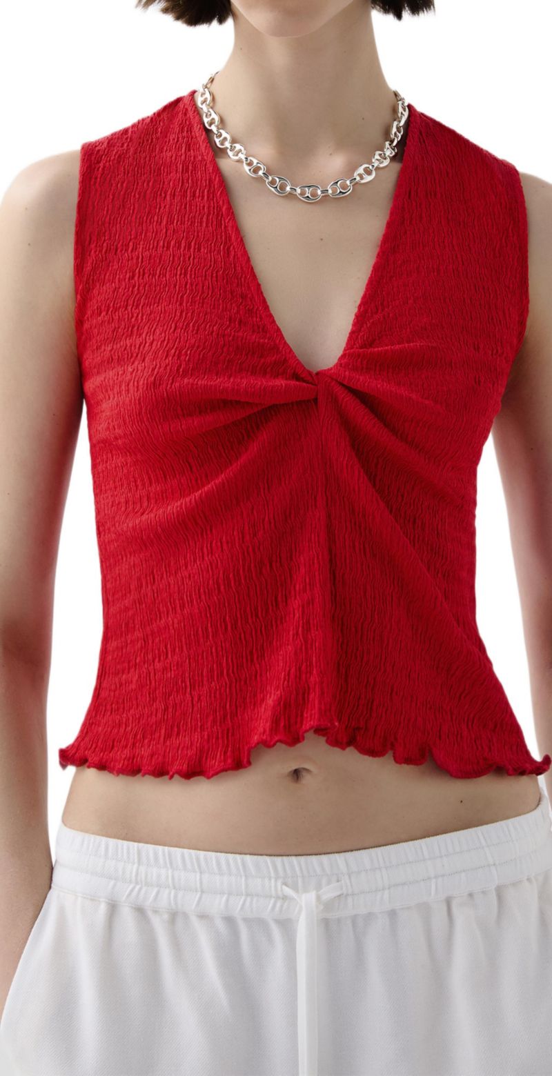 Women's Wrinkle Chestknot Tee