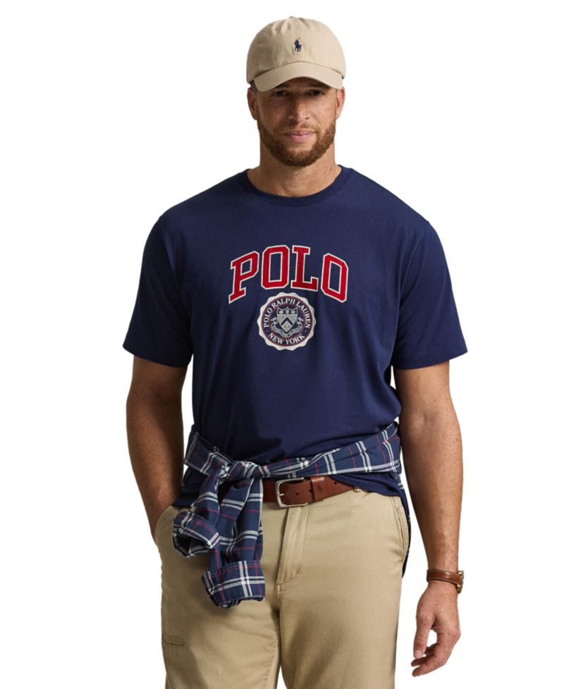 Men's Big & Tall Logo Jersey T-Shirt