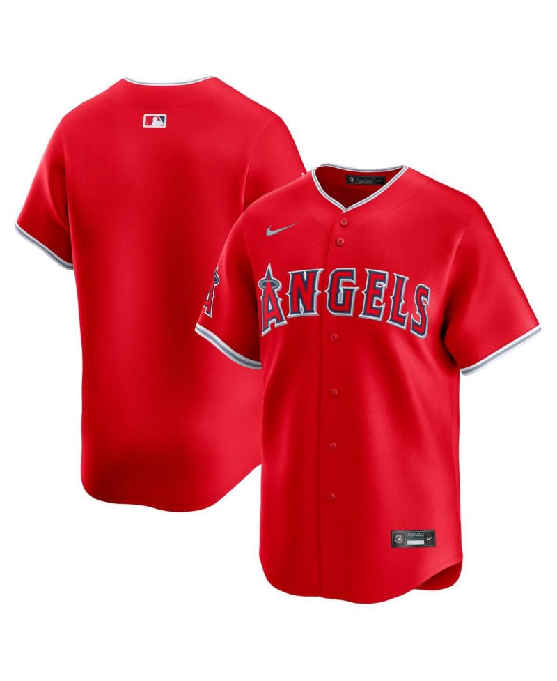 Men's Red Los Angeles Angels Alternate Limited Jersey