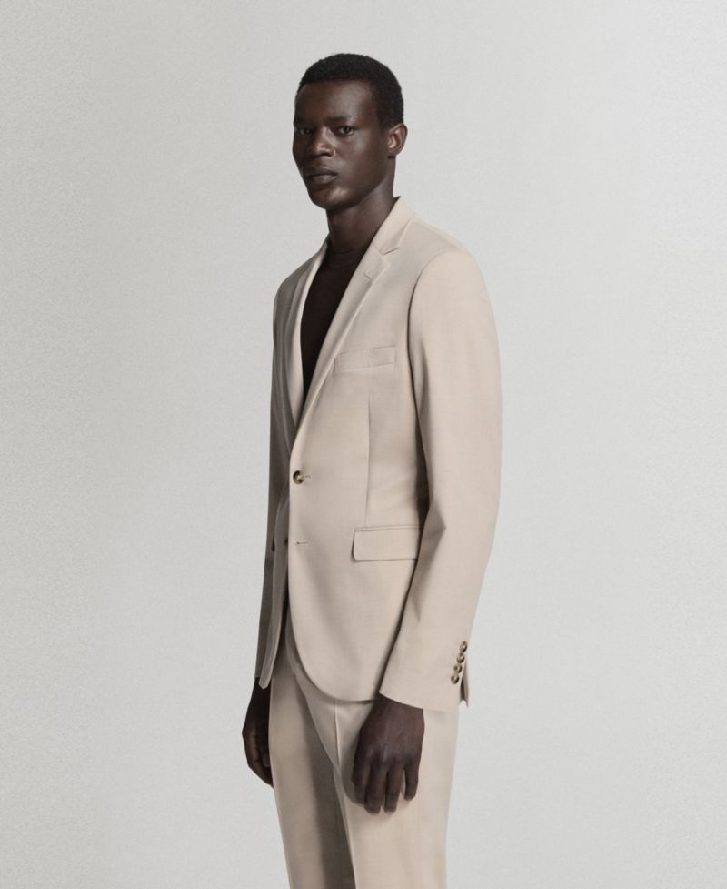 Men's Super Slim-Fit Stretch Fabric Suit Jacket