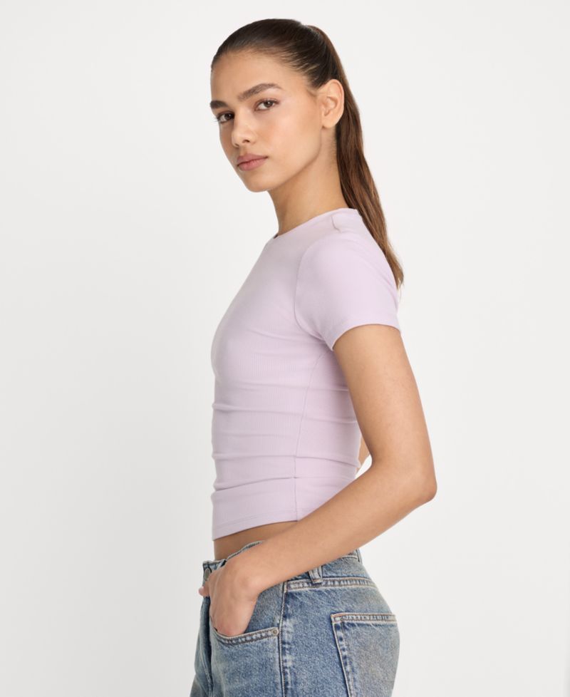 Women's Super Stretch Crewneck T-Shirt, Regular & Plus Size