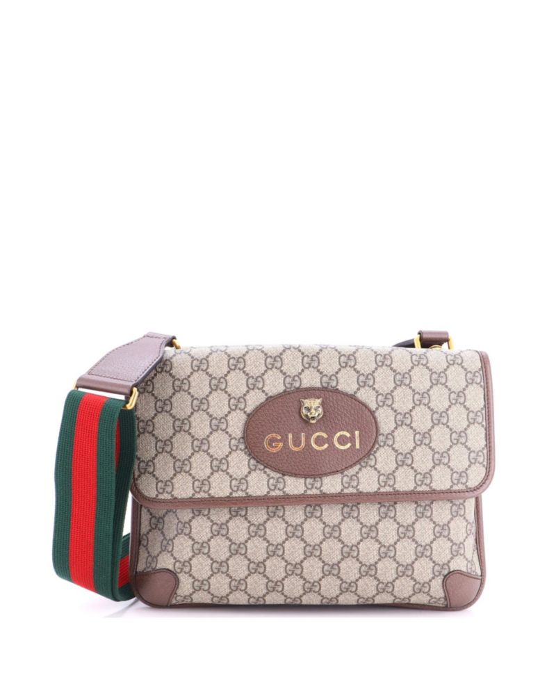 Medium Neo Vintage Flap Messenger GG Coated Canvas