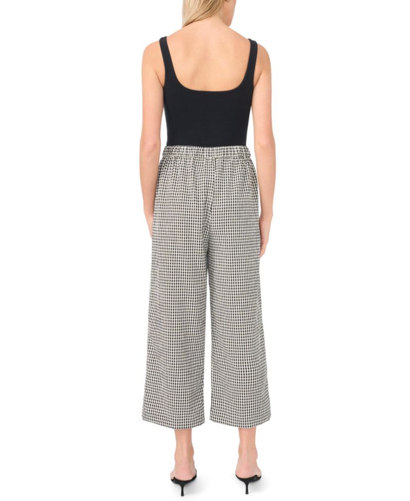 Women's Mid-Rise Pleated Straight-Leg Pants