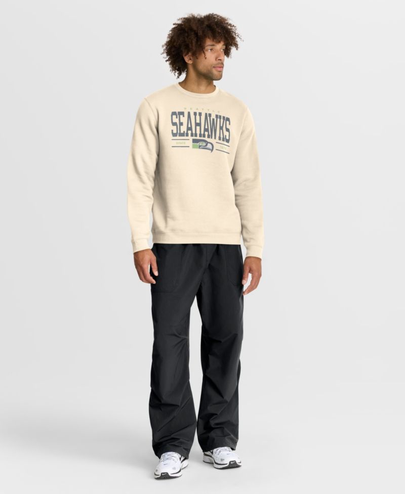 Men's Natural Seattle Seahawks Always Reppin' Club Sweatshirt