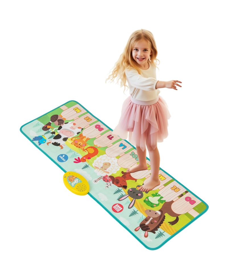 Kids Animal Farm Piano Foldable Playmat
