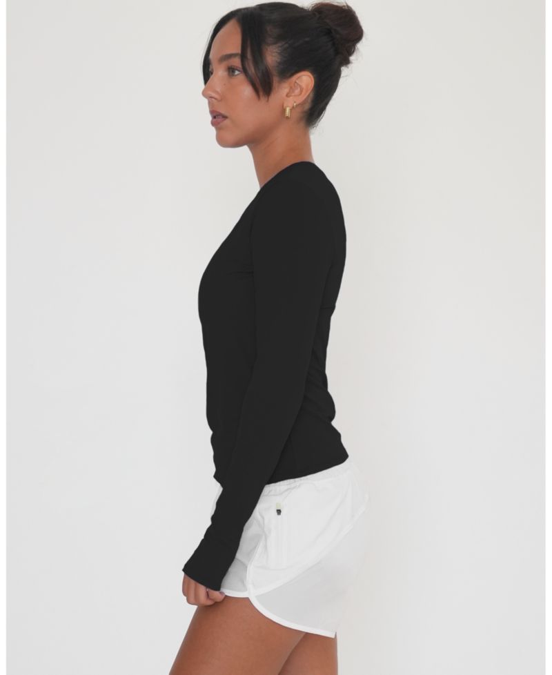 Women's Raya Mid Length Compression Nylon Long Sleeve Top