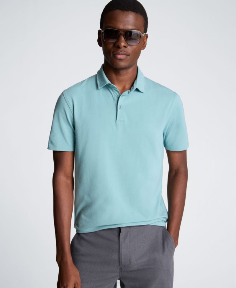 Men's Short-Sleeve Slim-Fit Polo Shirt