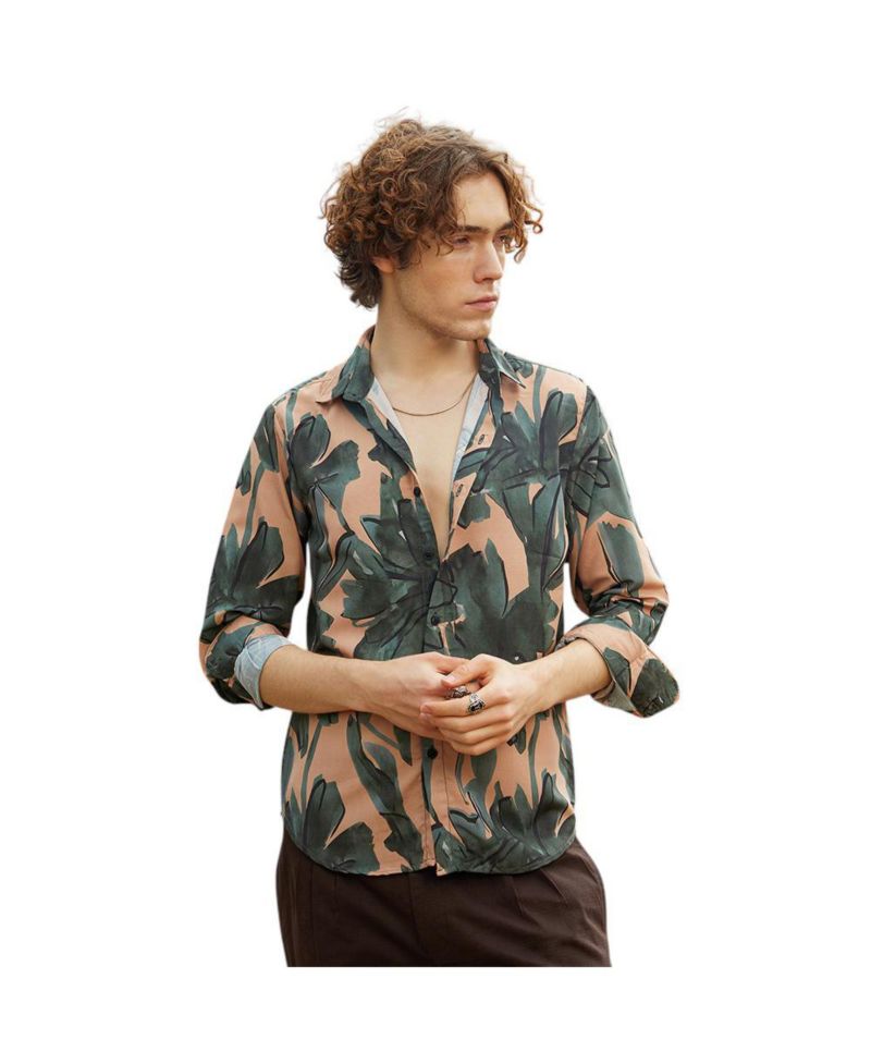 Men's Artistic Botanical Shirt