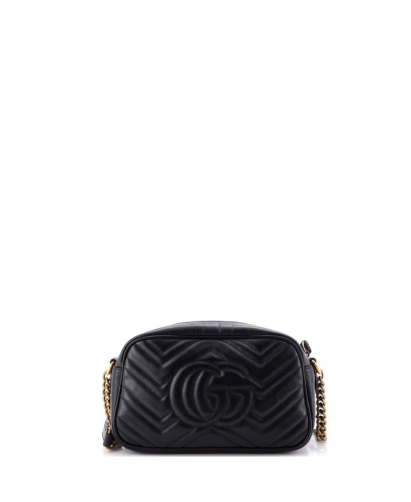 Small GG Marmont Shoulder Bag Matelasse Leather