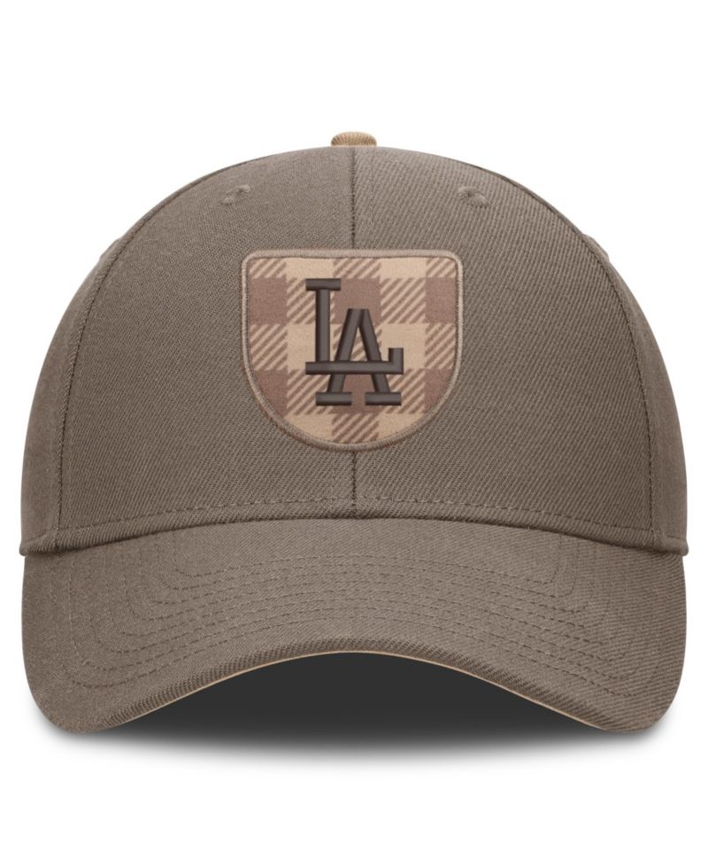 Men's Brown Los Angeles Dodgers Statement Rise Adjustable Hat
