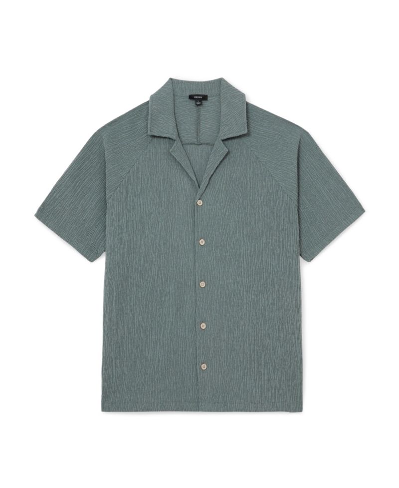 Men's Knox Textured Raglan Cuban Shirt