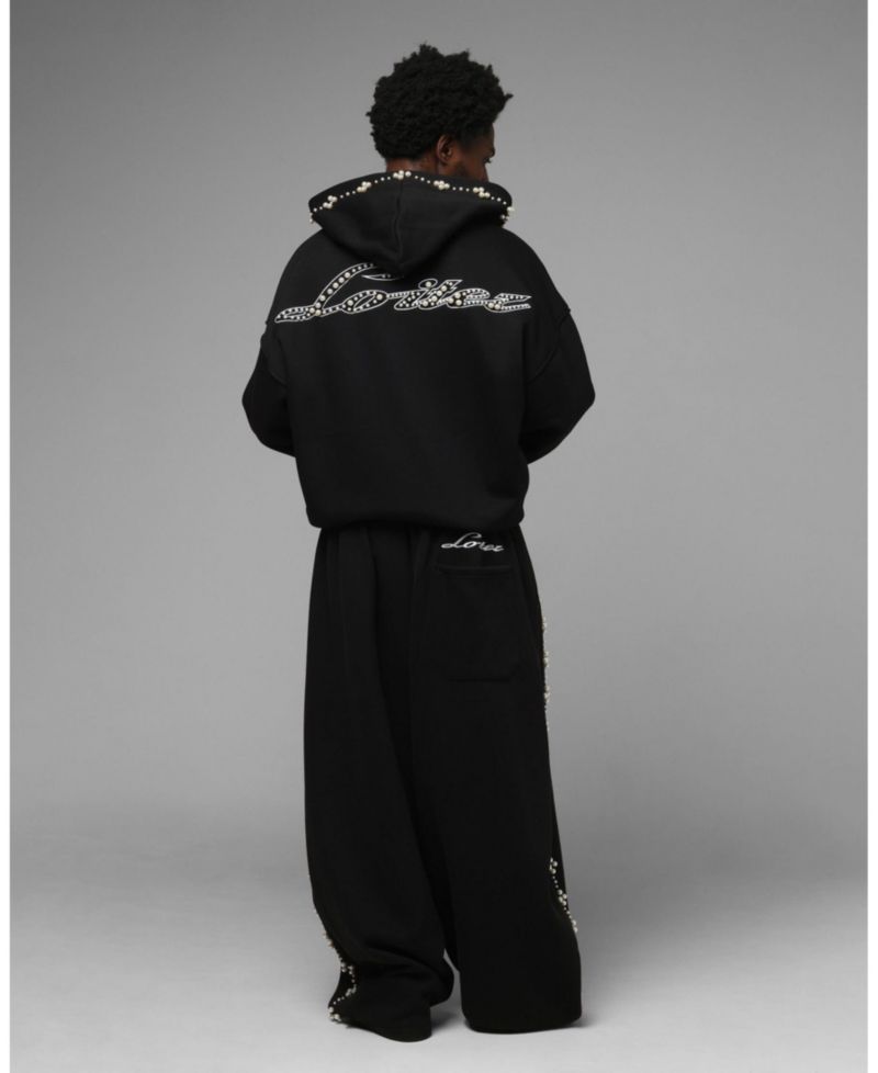 Men's Oversized Graphic Full-Zip Hoodie