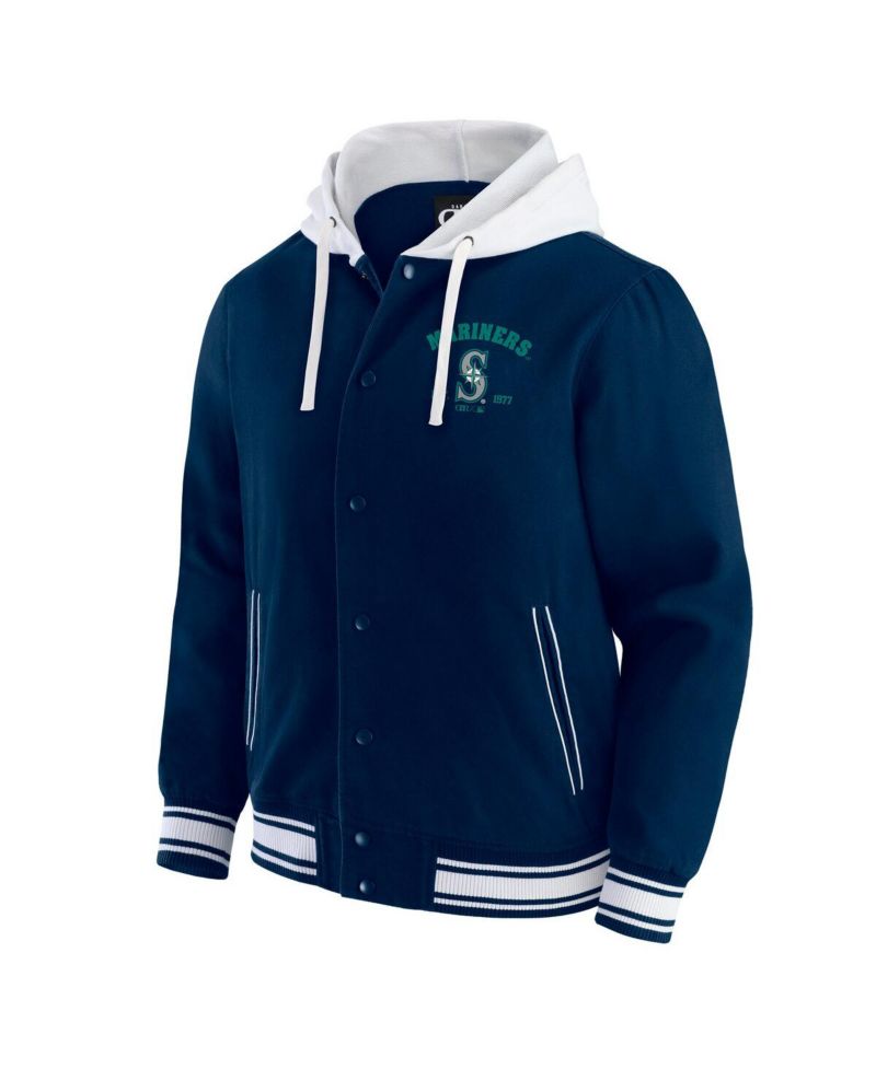 Darius Rucker Collection by Men's Navy Seattle Mariners Full-Snap Jacket