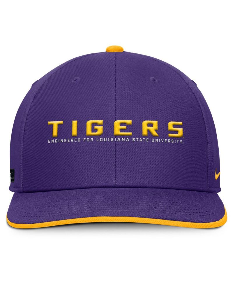 Men's Purple LSU Tigers 2025 On-Field Pro Performance Adjustable Hat