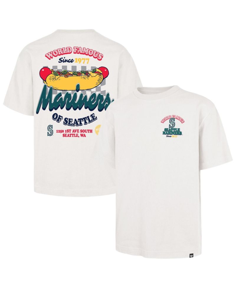 Men's '47 Cream Seattle Mariners Glizzy T-Shirt